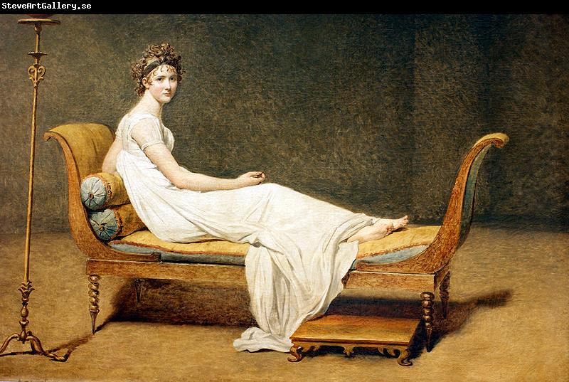 Jacques-Louis  David Portrait of Madame Recamier